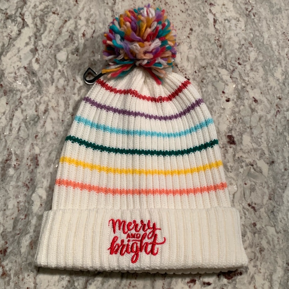 Merry And Bright Knit Tassel Hat
